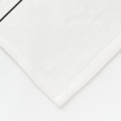 Grappig Schattige Bubblegum Vogels op een Draadwit Fleece Deken (Hoek)