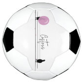 Grappig Schattige Bubblegum Vogels op een Draadwit Voetbal (Gedraaid)