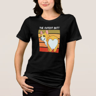 Grappig Schattige Butt -Dog Shirt