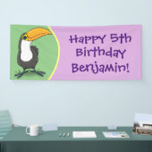 Grappig schattige cartoon spandoek (Beurs)