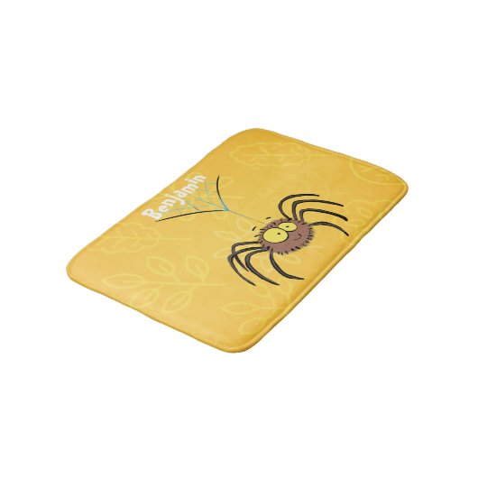 Grappig schattige cartoon van de fluffiasappel badmat (Gekanteld)