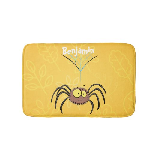 Grappig schattige cartoon van de fluffiasappel badmat (Voorkant)