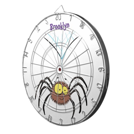 Grappig schattige cartoon van de fluffiasappel dartbord (Voorkant Rechts)