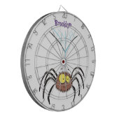 Grappig schattige cartoon van de fluffiasappel dartbord (Voorkant Links)