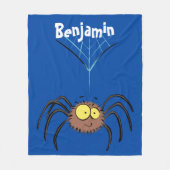 Grappig schattige cartoon van de fluffiasappel fleece deken (Voorkant)