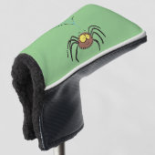Grappig schattige cartoon van de fluffiasappel golfheadcover (3/4 voorkant)