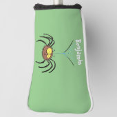 Grappig schattige cartoon van de fluffiasappel golfheadcover (Draai 90)