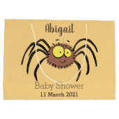 Grappig schattige cartoon van de fluffiasappel groot cadeauzakje (Achterkant)