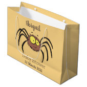 Grappig schattige cartoon van de fluffiasappel groot cadeauzakje (Voorkant Gekanteld)