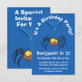 Grappig schattige cartoon van de fluffiasappel kaart (Voorkant / Achterkant)