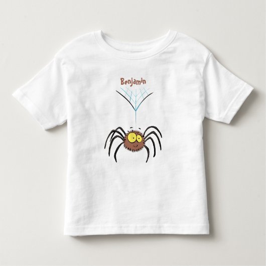 Grappig schattige cartoon van de fluffiasappel kinder shirts (Voorkant)