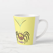 Grappig schattige cartoon van de fluffiasappel latte mok (Rechts)