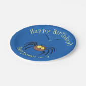 Grappig schattige cartoon van de fluffiasappel papieren bordje (Gekanteld)