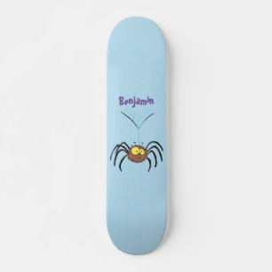 Grappig schattige cartoon van de fluffiasappel persoonlijk skateboard