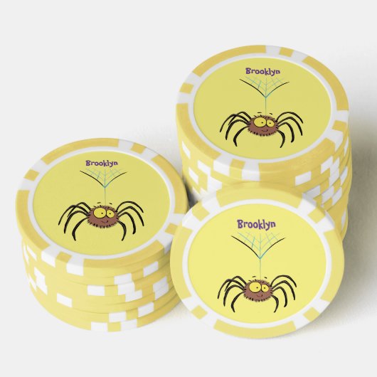 Grappig schattige cartoon van de fluffiasappel poker chips (Opstapeling)