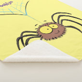 Grappig schattige cartoon van de fluffiasappel sherpa deken (3/4)