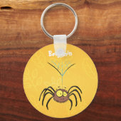 Grappig schattige cartoon van de fluffiasappel sleutelhanger (Voorkant)