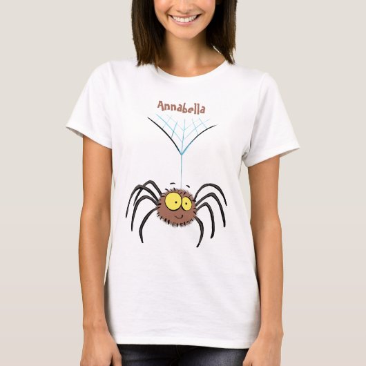 Grappig schattige cartoon van de fluffiasappel t-shirt (Voorkant)