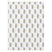 Grappig schattige cartoon van de fluffiasappel tafelkleed (Voorkant)