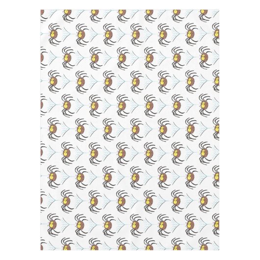 Grappig schattige cartoon van de fluffiasappel tafelkleed (Voorkant)