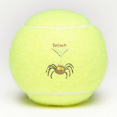 Grappig schattige cartoon van de fluffiasappel tennisballen (Voorkant)