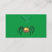 Grappig schattige cartoon van de fluffiasappel visitekaartje (Achterkant)