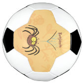 Grappig schattige cartoon van de fluffiasappel voetbal (Gedraaid)