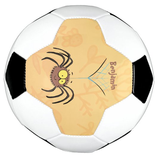 Grappig schattige cartoon van de fluffiasappel voetbal (Gedraaid)