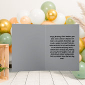 Grappig Schattige Cat Modern Verjaardag Wenskaart Kaart