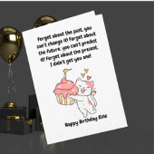 Grappig Schattige Cat Modern Verjaardag Wenskaart Kaart