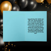 Grappig Schattige Cat Modern Verjaardag Wenskaart Kaart