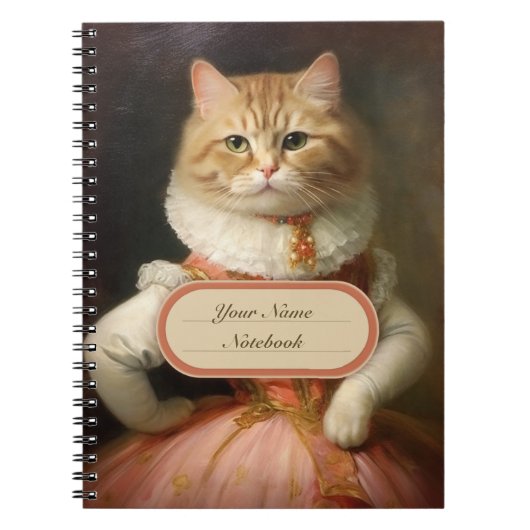 Grappig Schattige Cat Notitieboek (Voorkant)