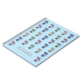 Grappig Schattige Cat Notitieboek (Linkerzijde)