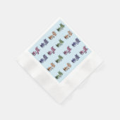 Grappig Schattige Cocktail Papier servet (Hoek)