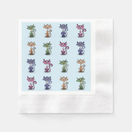 Grappig Schattige Cocktail Papier servet