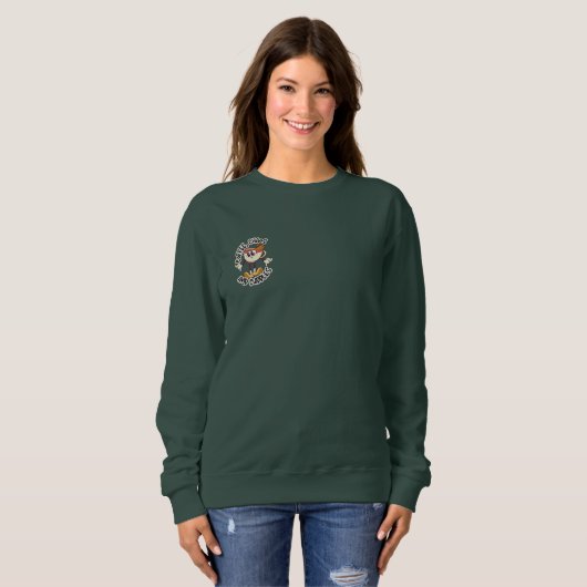 Grappig Schattige Coffee Lover Sweatshirt voor Moe (Voorkant volledig)
