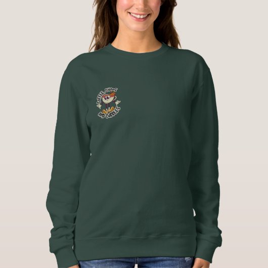 Grappig Schattige Coffee Lover Sweatshirt voor Moe (Voorkant)