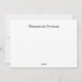 Grappig Schattige Cool Cat Kat Hallo Feline Animal Feestdagenkaart (Achterkant)