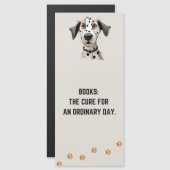 Grappig Schattige Dalmatische Hond Bladwijzer met  (Voorkant / Achterkant)