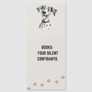 Grappig Schattige Dalmatische Hond Bladwijzer met 