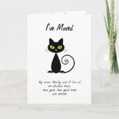 Grappig Schattige dat ik Black Cat heb verplaatst Aankondiging (Voorkant)