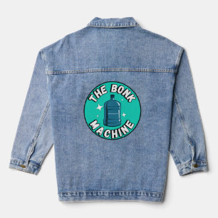 Grappig Schattige de bonkmachine /Free Palestine d Denim Jacket