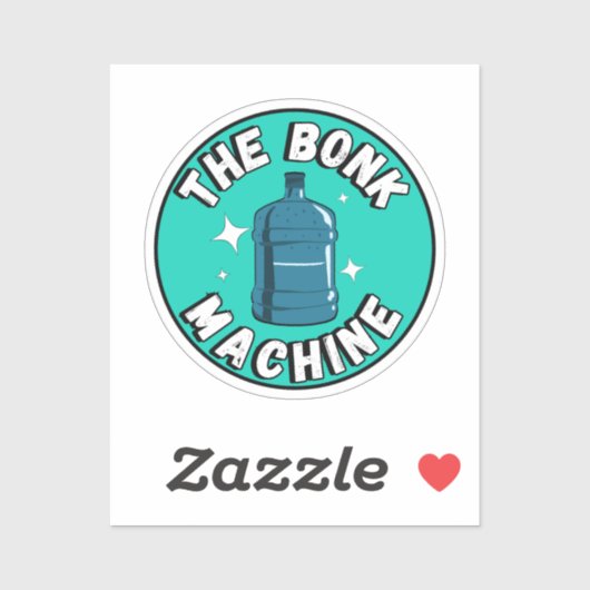 Grappig Schattige de bonkmachine /Free Palestine d Sticker (Vel)