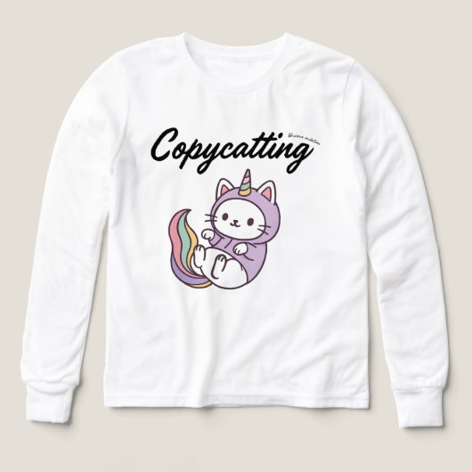 Grappig Schattige eenvoudig ontwerp voor kattenlie (Voorkant)