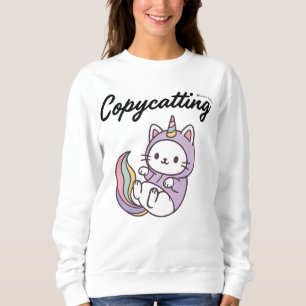 Grappig Schattige eenvoudig ontwerp voor kattenlie Trui