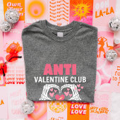 Grappig Schattige Eenzame Hart Anti Valentijnsdag  T-shirt