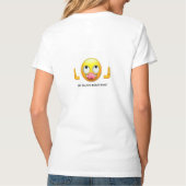 Grappig, Schattige, emoji T-shirt (Achterkant)