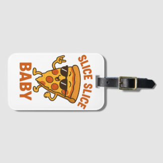 Grappig Schattige eten Cartoon Bagagelabel