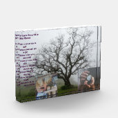 Grappig Schattige gedicht cadeau voor Vriendin Fotoblokken (Links)