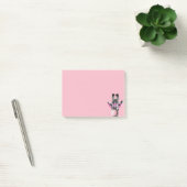 Grappig Schattige Giraffe Glass Pink Bubble Gum Post-it® Notes (Kantoor)